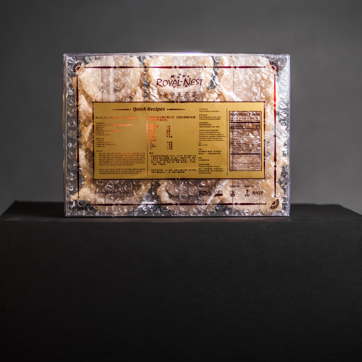 ROYAL NEST White AAAAA (500gr) Bird Nest Outlet