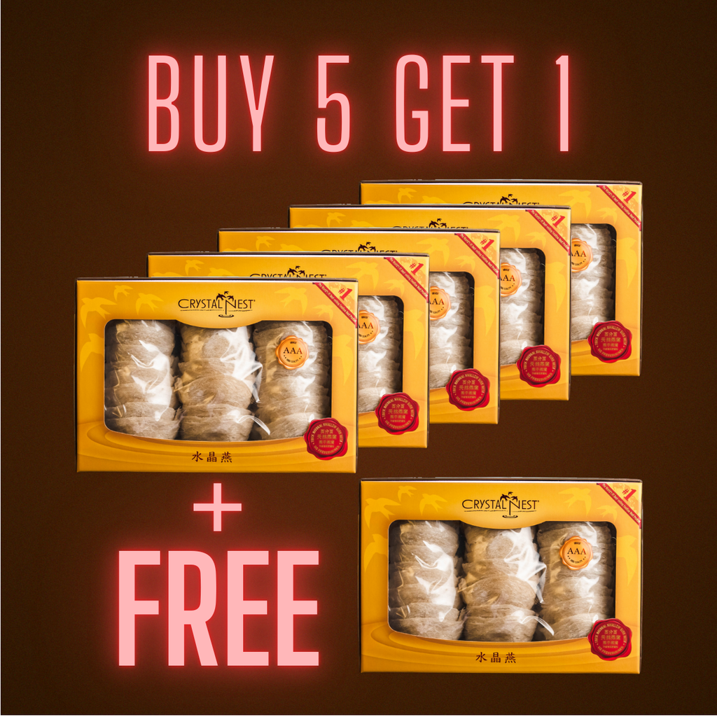 CRYSTAL NEST White AAA (5+1 Bundle)