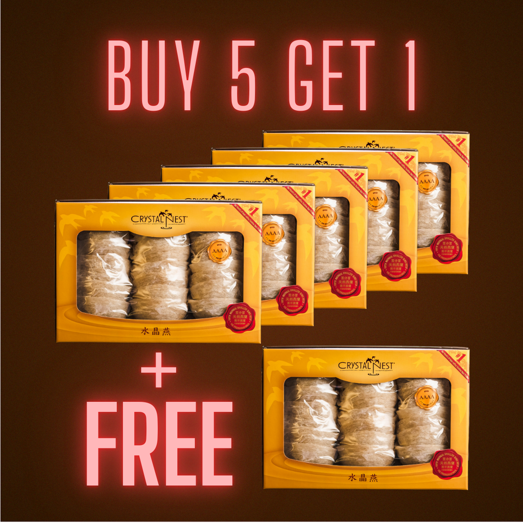 CRYSTAL NEST White AAAA (5+1 Bundle)