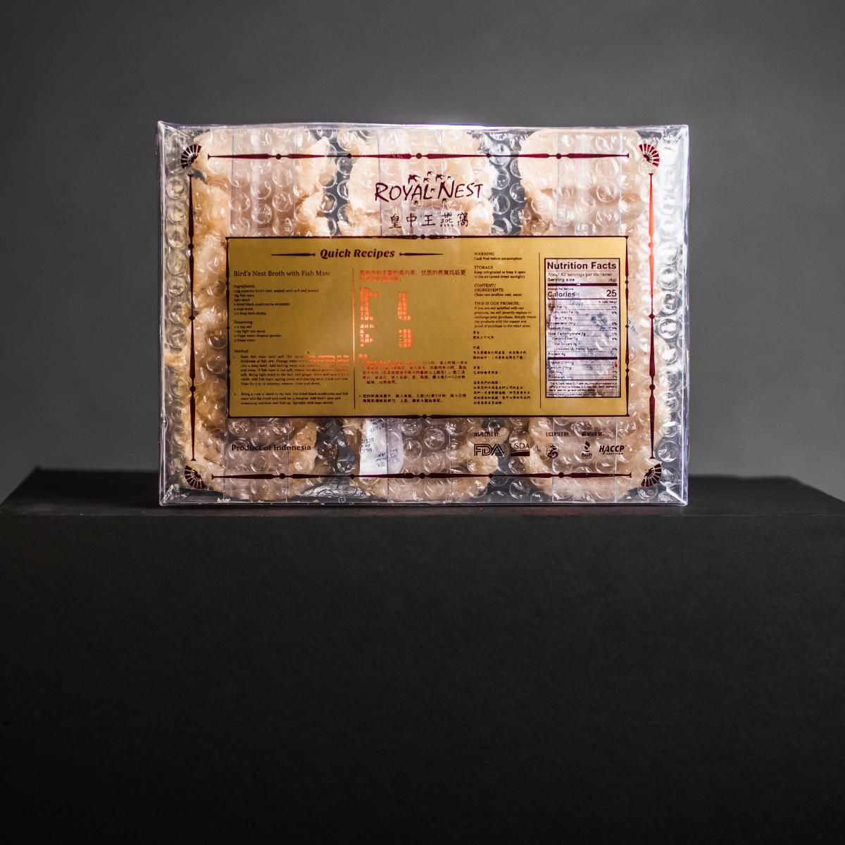 ROYAL NEST White AAA (500gr) Bird Nest Outlet